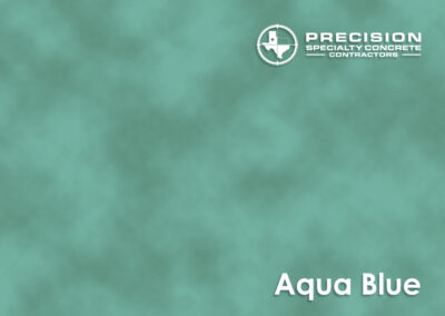 precision decorative concrete acid stain color samples aqua blue