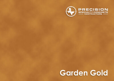 precision decorative concrete acid stain color samples garden gold