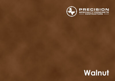 precision decorative concrete acid stain color samples walnut