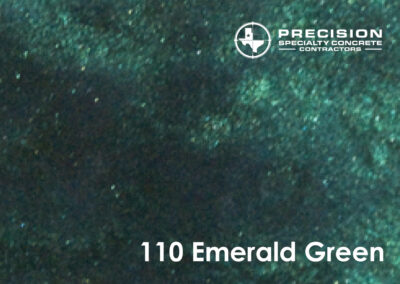 epoxy metallux flooring color sample emerald green