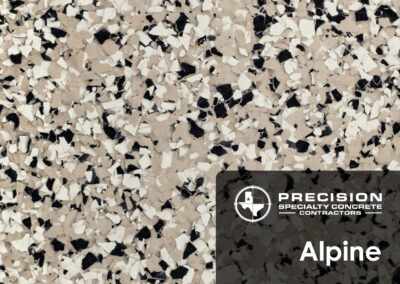 epoxy flake flooring color sample garage decorative concrete precision specialty concrete contractors alpine