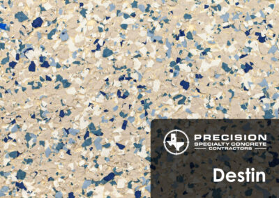epoxy flake flooring color sample garage decorative concrete precision specialty concrete contractors destin