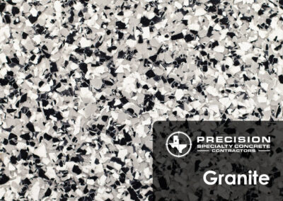 epoxy flake flooring color sample garage decorative concrete precision specialty concrete contractors granite
