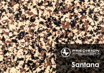 epoxy flake flooring color sample garage decorative concrete precision specialty concrete contractors santana