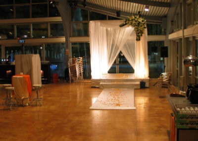 event venue concrete stain modern high end floor stain design