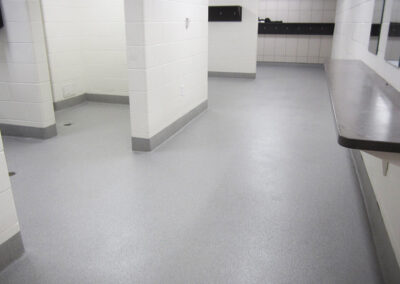 durable epoxy flooring for gyms and locker rooms