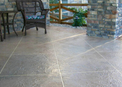 affordable san antonio patio concrete overlay resurfacing with textured stone design