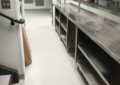 clean epoxy floor for san antonio kitchen